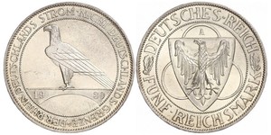 5 Марка Веймарська республіка (1918-1933) Срібло 