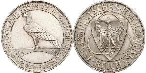5 Марка Веймарська республіка (1918-1933) Срібло 