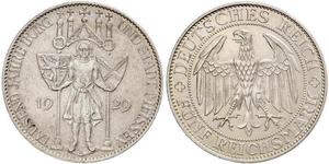 5 Марка Веймарська республіка (1918-1933) Срібло 