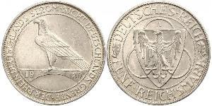 5 Марка Веймарська республіка (1918-1933) Срібло 