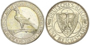 5 Марка Веймарська республіка (1918-1933) Срібло 