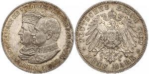 5 Марка Королівство Саксонія (1806 - 1918) Срібло Frederick Augustus III of Saxony (1865-1932)