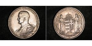 5 Пенге Королевство Венгрия (1920 - 1946) Серебро Хорти, Миклош