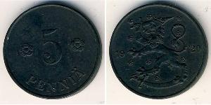 5 Пені Фінляндія (1917 - ) Бронза 