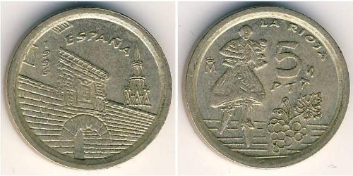 5 Песета Королівство Іспанія (1976 - ) Бронза 