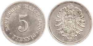 5 Пфенниг Германская империя (1871-1918)  