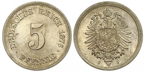 5 Пфенниг Германская империя (1871-1918)  