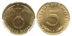 5 Пфенниг Третий рейх (1933-1945)  