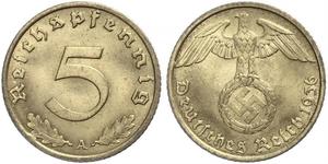 5 Пфенниг Третий рейх (1933-1945)  