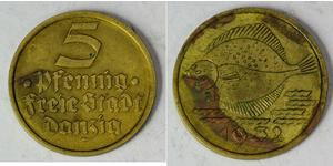 5 Пфенниг Gdansk (1920-1939) Алюминий/Бронза 