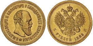 5 Рубль Російська імперія (1720-1917) Золото Олександр III (1845 -1894)