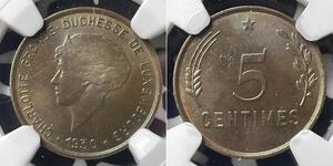 5 Сантім Люксембург Бронза 