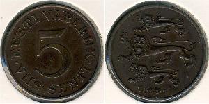 5 Сент Естонія (1991 - ) Бронза 