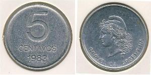 5 Сентаво Республіка Аргентина (1861 - ) Алюміній 