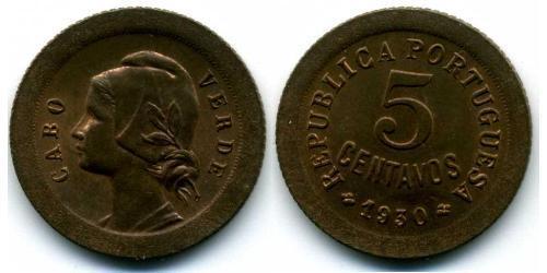 5 Сентаво Португалия / Кабо Верде (1456 - 1975) Бронза 