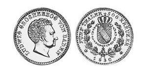 5 Талер Велике герцогство Баден (1806-1918) Золото Louis I, Grand Duke of Baden (1763 - 1830)