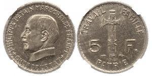 5 Франк Vichy France (1940-1944)  Філіпп Петен
