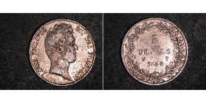 5 Франк Июльская монархия (1830-1848) Серебро Луи-Филипп I (1773 -1850)