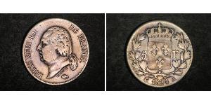 5 Франк Kingdom of France (1815-1830) Срібло 