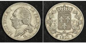 5 Франк Kingdom of France (1815-1830) Срібло 