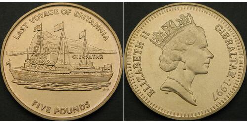 5 Фунт Gibraltar (1704 - )  