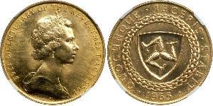 5 Фунт Остров Мэн Золото Елизавета II (1926-2022)