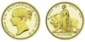 5 Фунт Соединённое королевство Великобритании и Ирландии (1801-1922) Золото Виктория (1819 - 1901)
