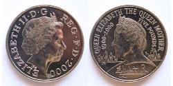 5 Фунт Велика Британія (1922-) Нікель/Мідь Єлизавета II (1926-2022)