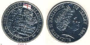 5 Фунт Джерсі (1066 - ) Нікель/Мідь 