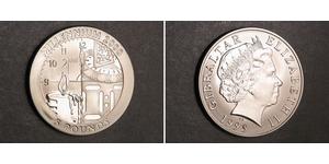 5 Фунт Гибралтар Серебро Елизавета II (1926-2022)