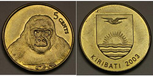5 Цент Кирибати (1979 - )  