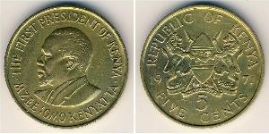 5 Цент Кенія (1963 - ) Латунь 