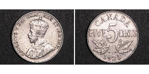5 Цент Канада Никель Георг V (1865-1936)
