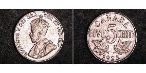 5 Цент Канада Никель Георг V (1865-1936)