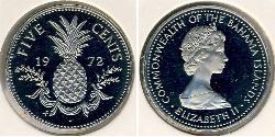 5 Цент Bahamas (1973 - ) Никель/Медь 