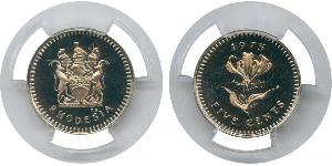 5 Цент Родезия (1965 - 1979) Никель/Медь 
