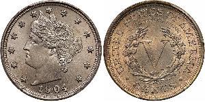 5 Цент США (1776 - ) Никель/Медь 