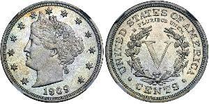 5 Цент США (1776 - ) Никель/Медь 