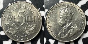 5 Цент Канада Нікель Георг V (1865-1936)