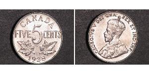 5 Цент Канада Нікель Георг V (1865-1936)