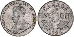 5 Цент Канада Нікель Георг V (1865-1936)