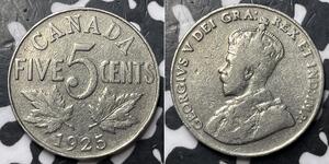 5 Цент Канада Нікель Георг V (1865-1936)