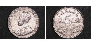 5 Цент Канада Нікель Георг V (1865-1936)