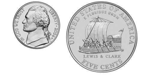 5 Цент США (1776 - ) Нікель Томас Джефферсон (1743-1826)