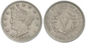 5 Цент США (1776 - ) Нікель/Мідь 