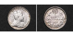 5 Цент Канада Срібло Едвард VII (1841-1910)