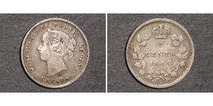 5 Цент Канада Срібло Вікторія (1819 - 1901)