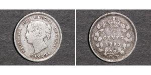 5 Цент Канада Срібло Вікторія (1819 - 1901)