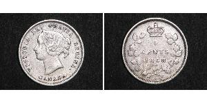 5 Цент Канада Срібло Вікторія (1819 - 1901)
