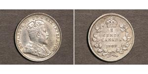 5 Цент Канада Срібло Едвард VII (1841-1910)